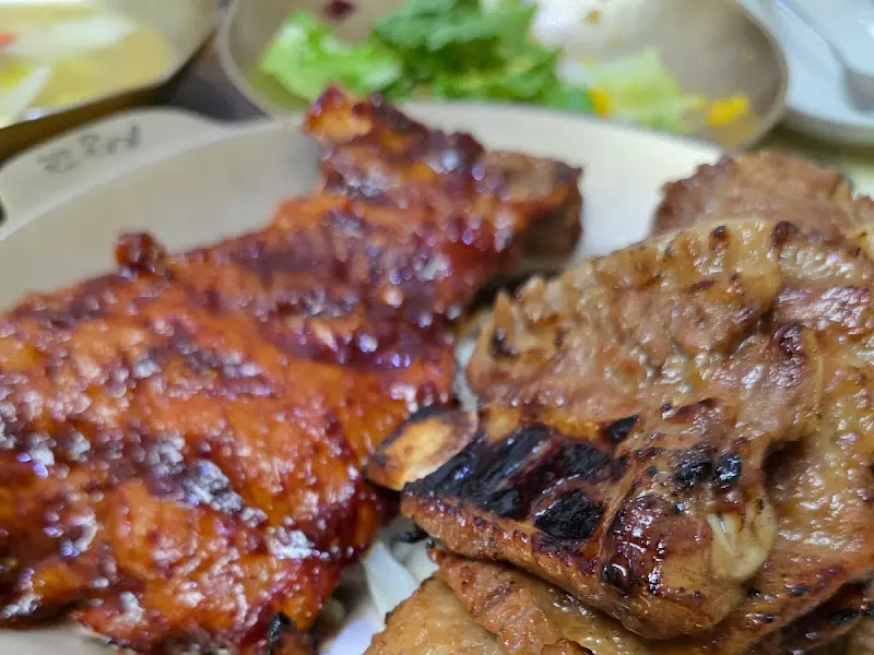 매콤한 매운 돼지갈비