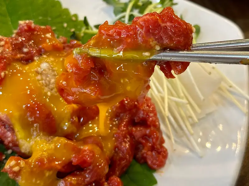 최고집 육회의 아름다운 자태