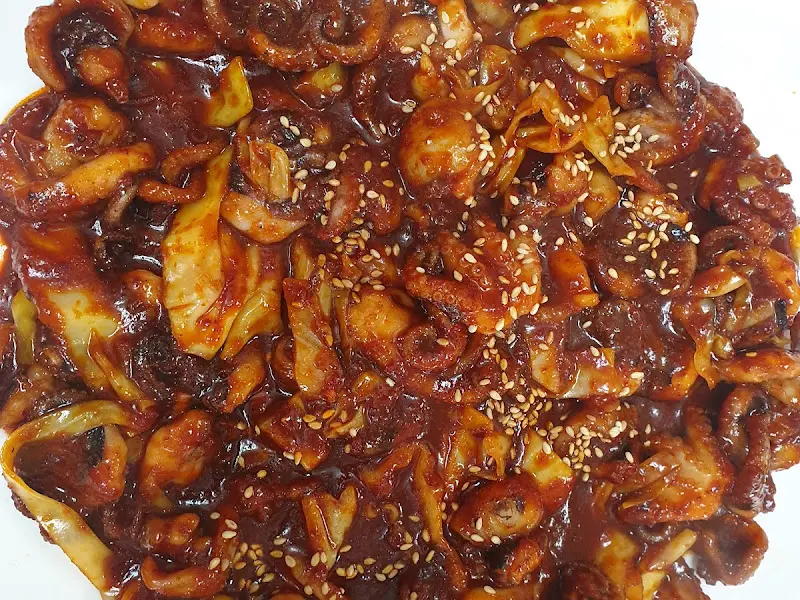 쭈꾸미볶음 클로즈업