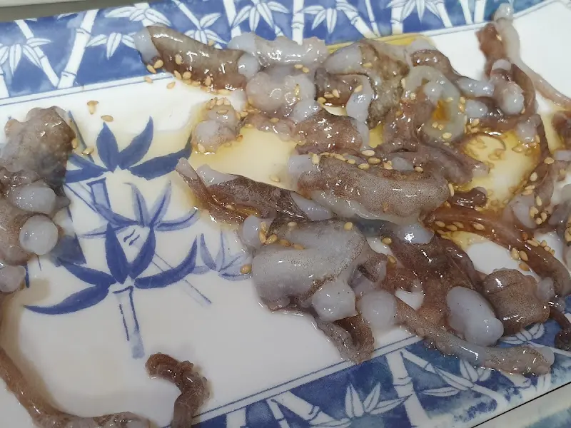 윤기가 흐르는 낙지