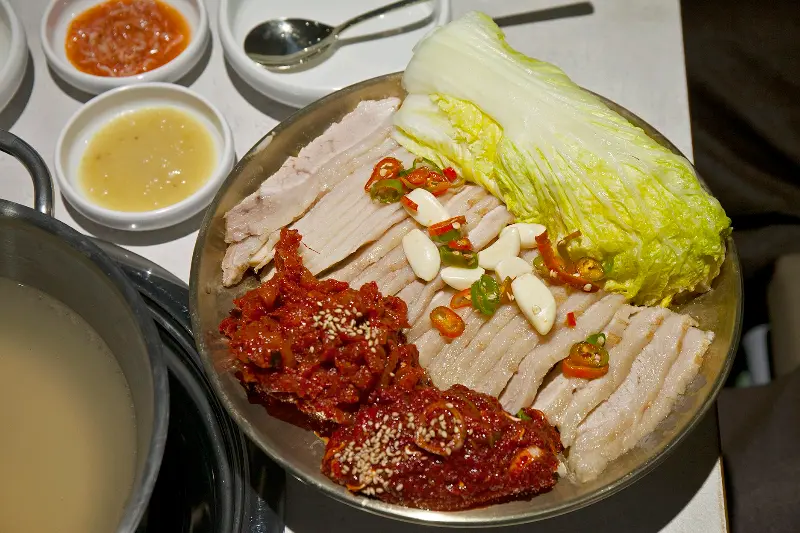 가브리살과 김치의 완벽한 조화