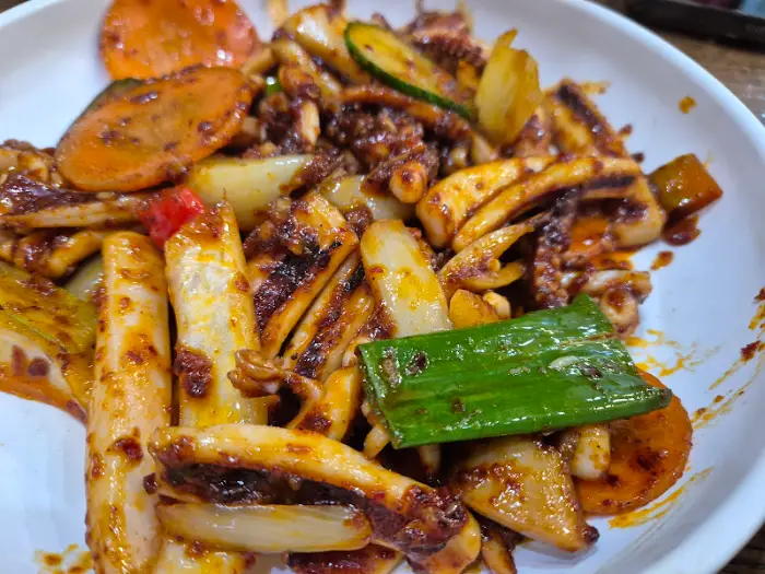 오징어볶음 클로즈업