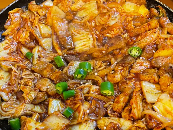 돼지김치구이 근접