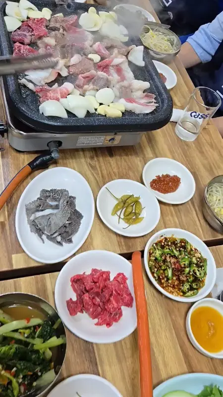 소고기와 밑반찬