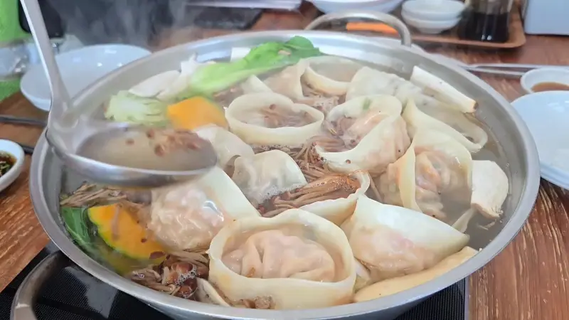 만두전골 비주얼