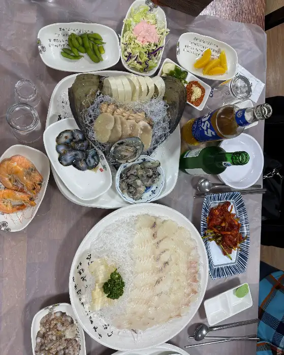 다양한 해산물 모둠
