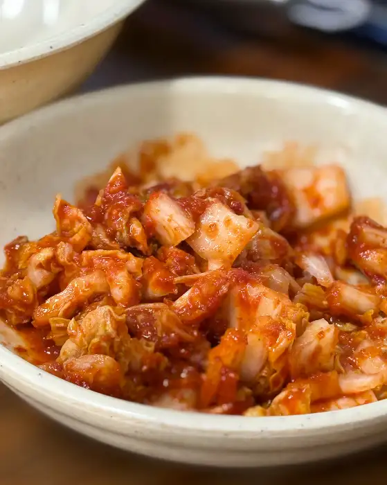 오씨칼국수 김치