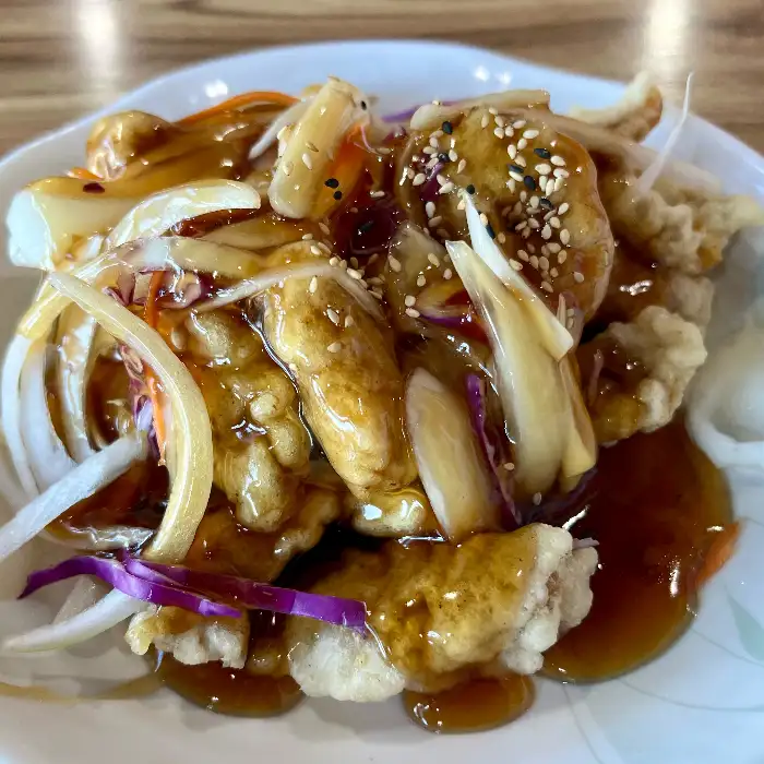바삭한 찹쌀 탕수육