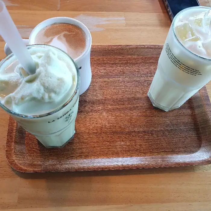 진열된 음료들
