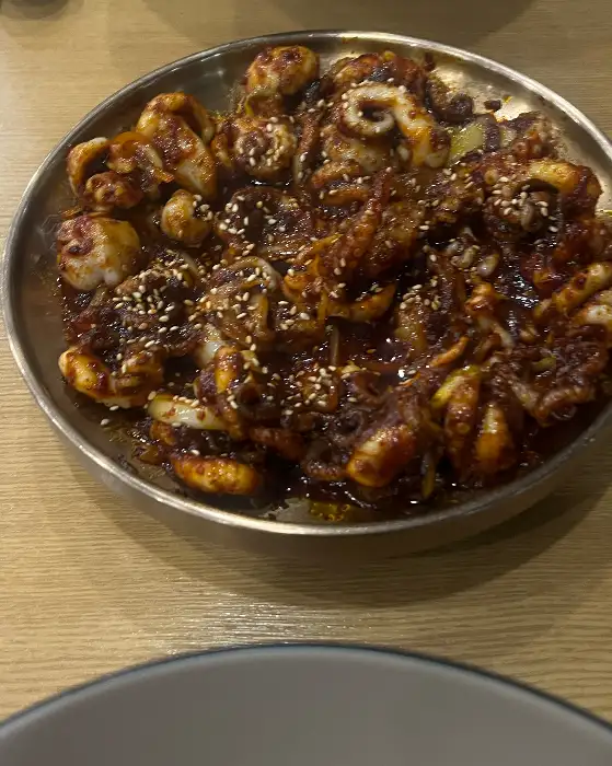 쌈 채소와 쭈꾸미