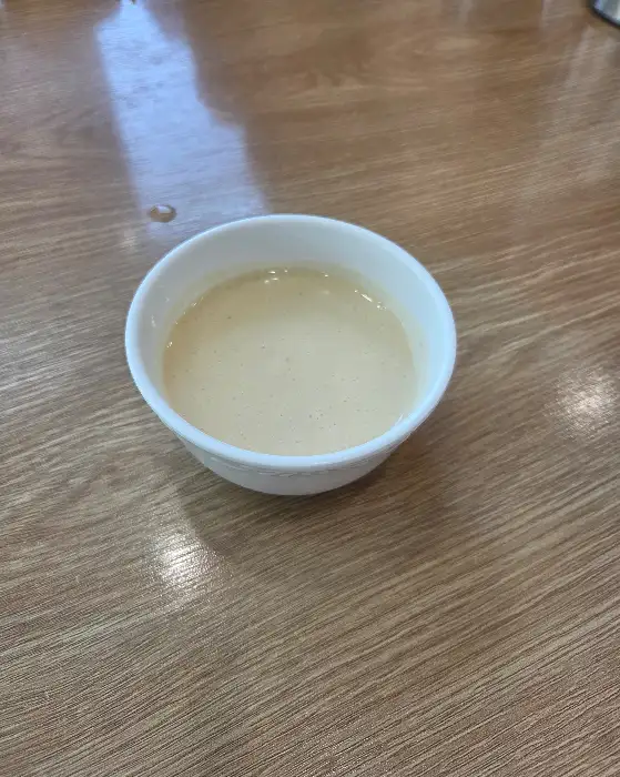 따뜻한 콩물 한 잔