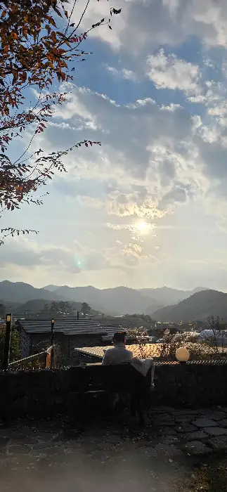 해 질 녘 담양 풍경