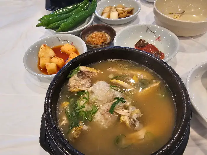 삼계탕과 함께 나온 밑반찬