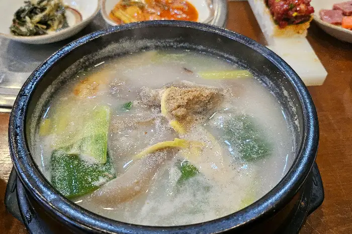 갈비탕 클로즈업