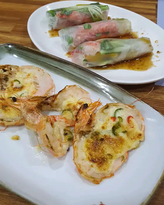 찜새우와 월남쌈