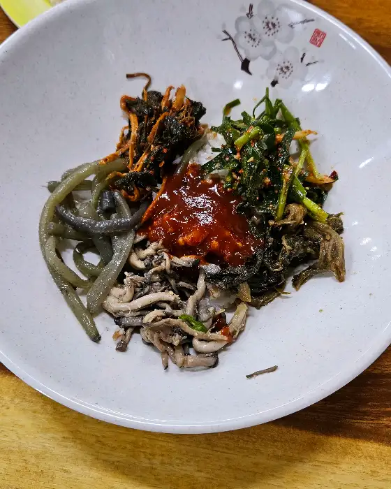 비빔밥 재료
