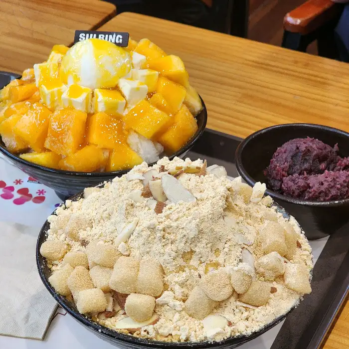 인절미 빙수와 꿀호떡