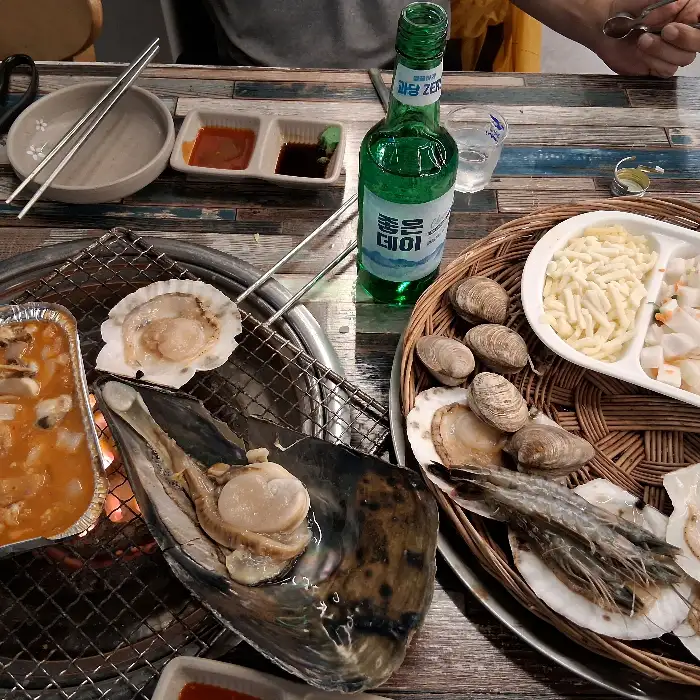 소주와 함께 즐기는 해산물