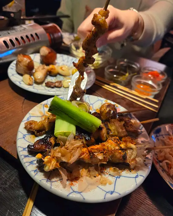 다양한 꼬치구이