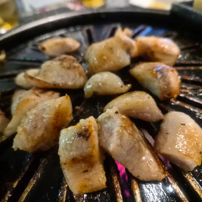두툼한 생갈비
