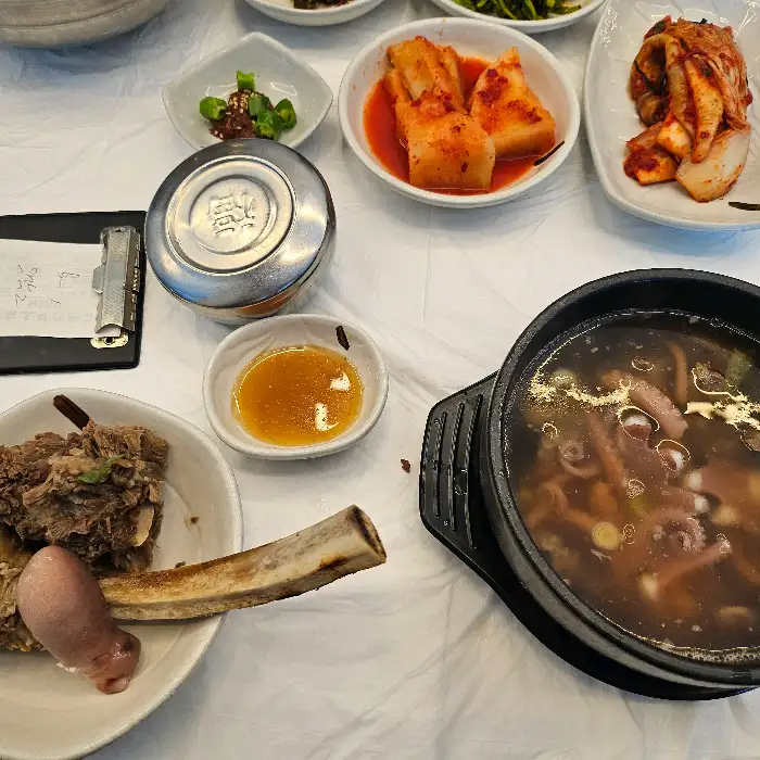갈낙탕 국물