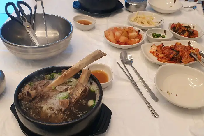 황칠코리아 고깃집 메뉴판