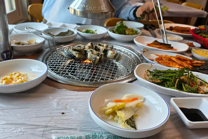 다양한 장어구이 메뉴
