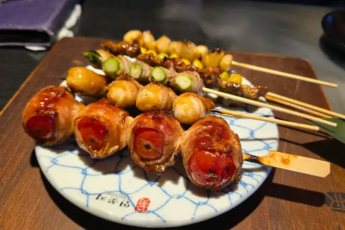 베이컨 토마토 꼬치
