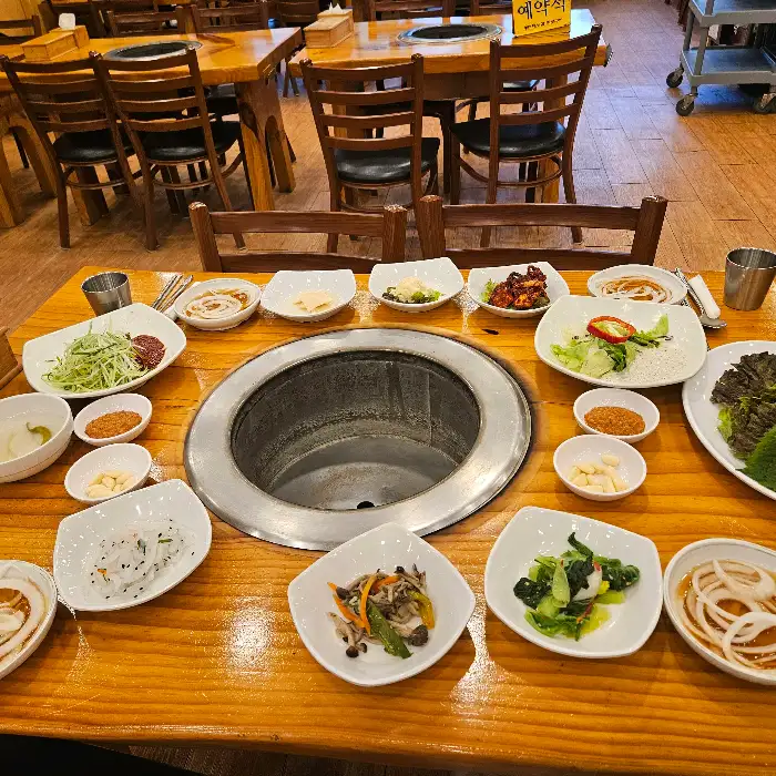 태능골 테이블 세팅 모습
