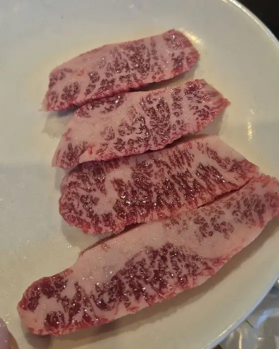 마블링이 살아있는 소고기