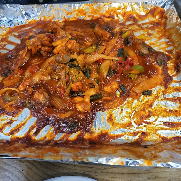 양념 꼼장어 볶음밥
