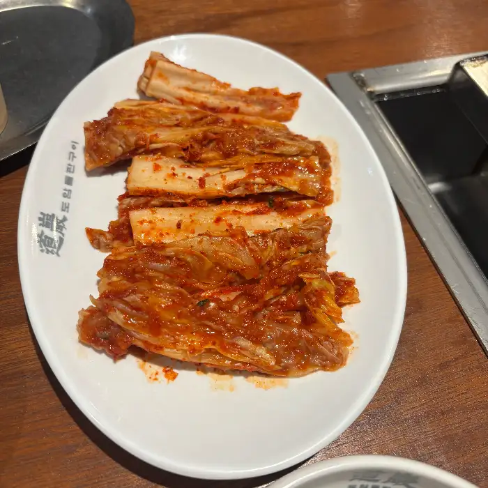 잘 익어가는 돌판 김치