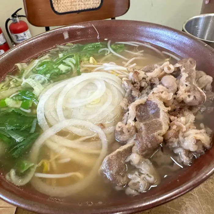 쌀국수 재료 상세 컷