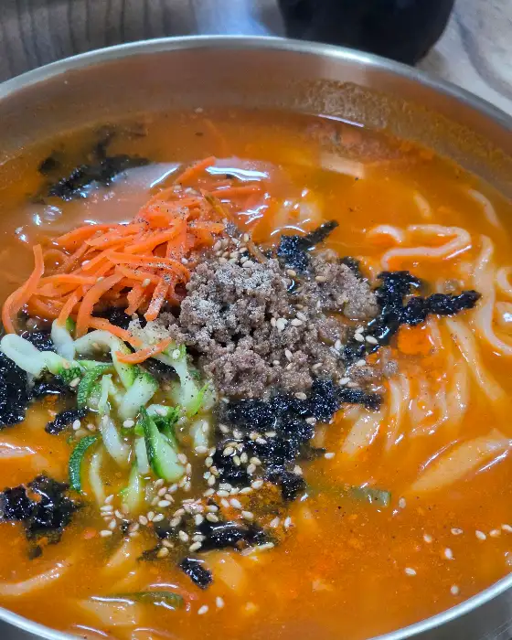 장칼국수