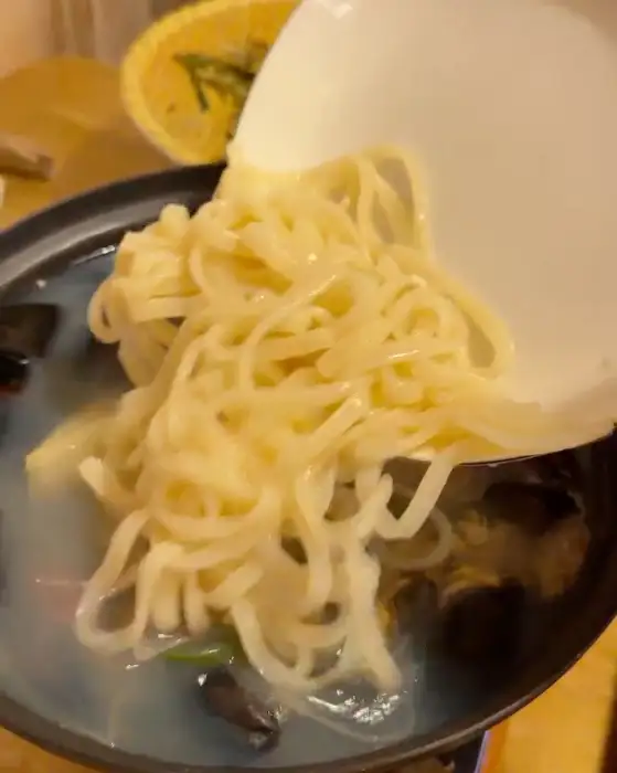 신선한 해산물과 파스타