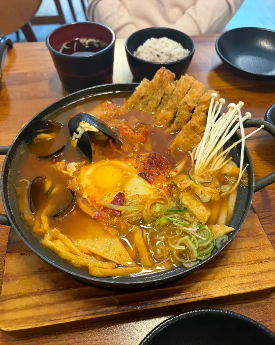 푸짐한 나가사끼 짬뽕의 전체적인 모습