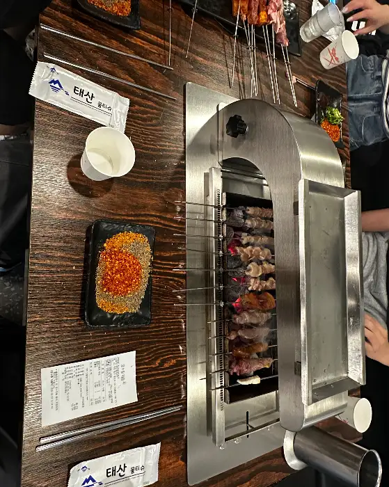 쯔란 시즈닝과 꼬치