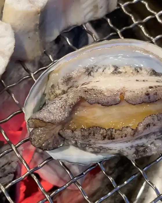 서비스로 나온 싱싱한 전복