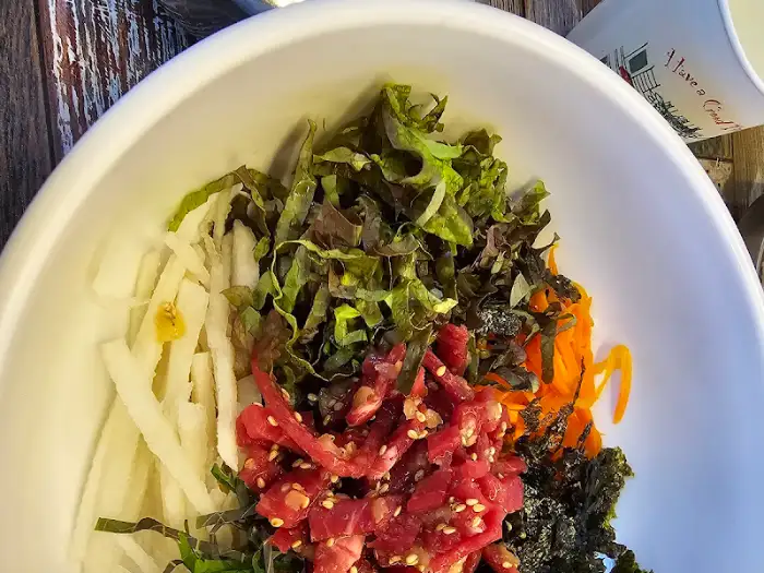 육회비빔밥 클로즈업