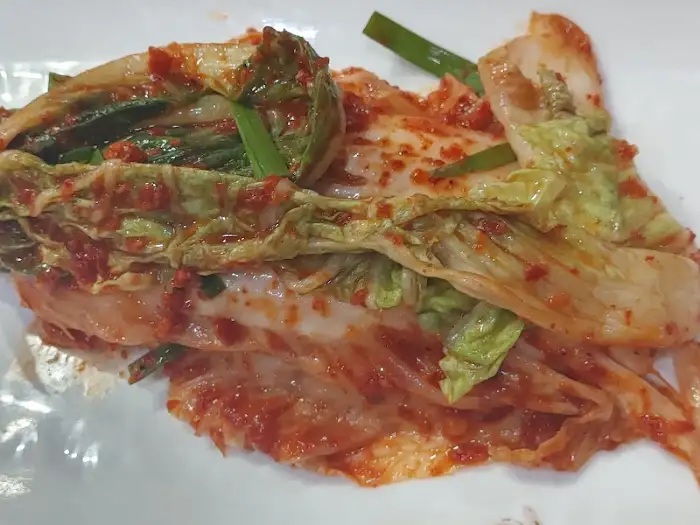 신선한 겉절이 김치