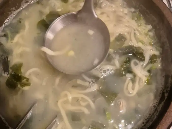 칼국수 국물
