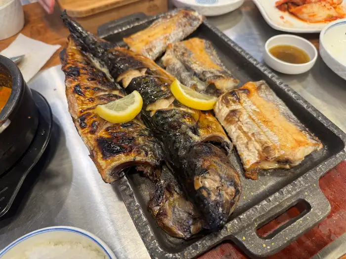 화덕 고등어구이 클로즈업