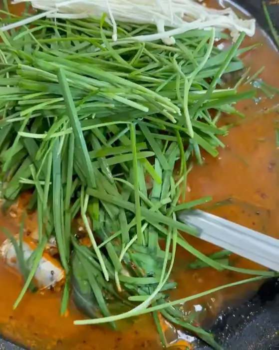 순대전골에 들어간 순대