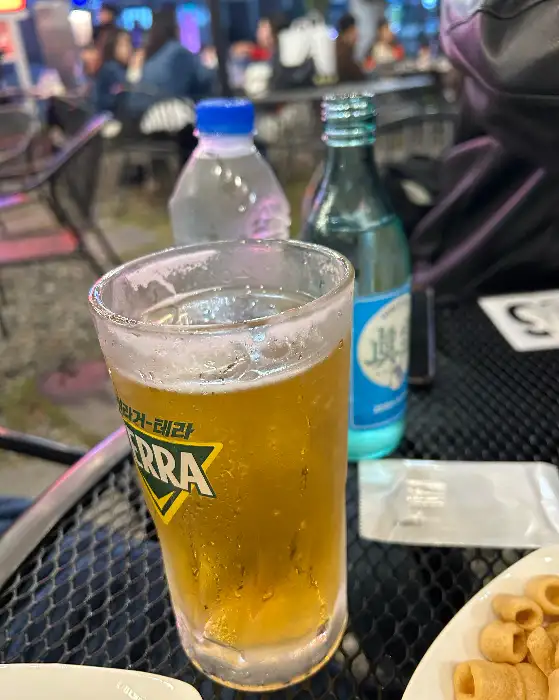 시원한 맥주 한 잔
