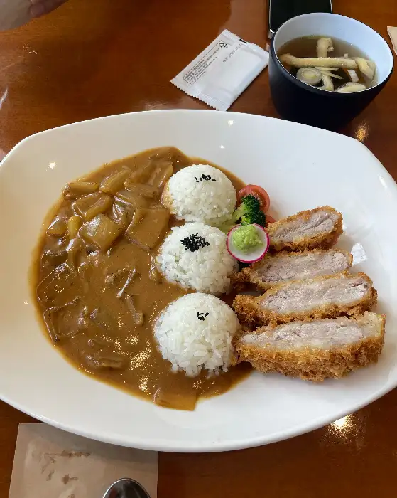 돈까스 카레와 밥