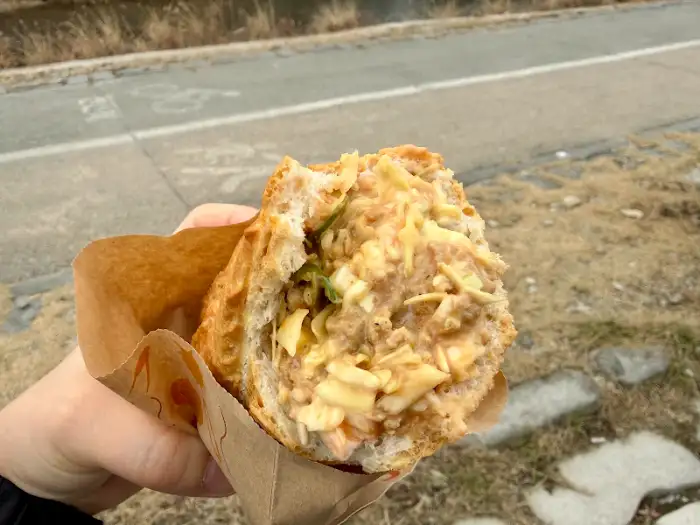 바게트 버거 속 재료