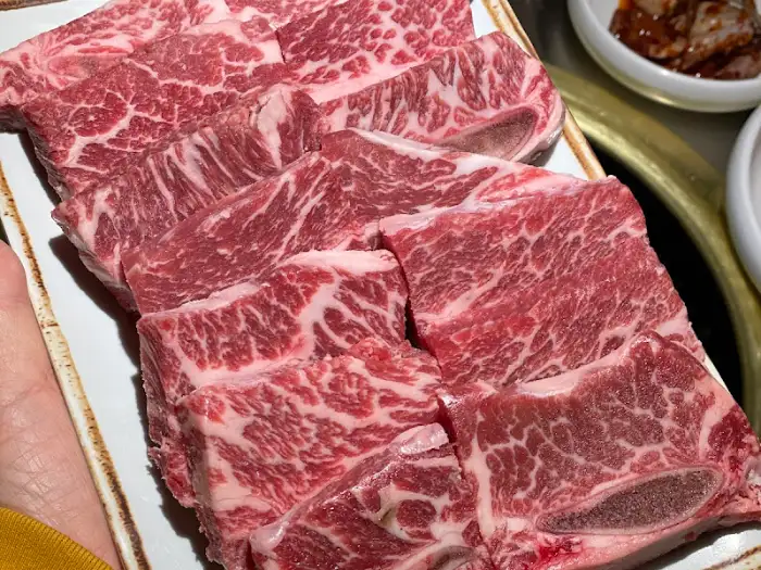 화우 서대문역본점 특생갈비 플레이팅