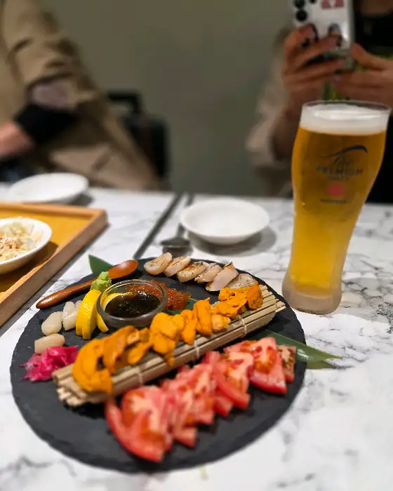 해산물과 야채 플래터