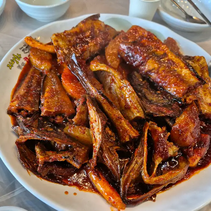 먹음직스러운 코다리조림