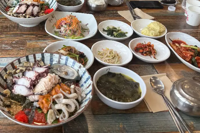 테이블 세팅 모습